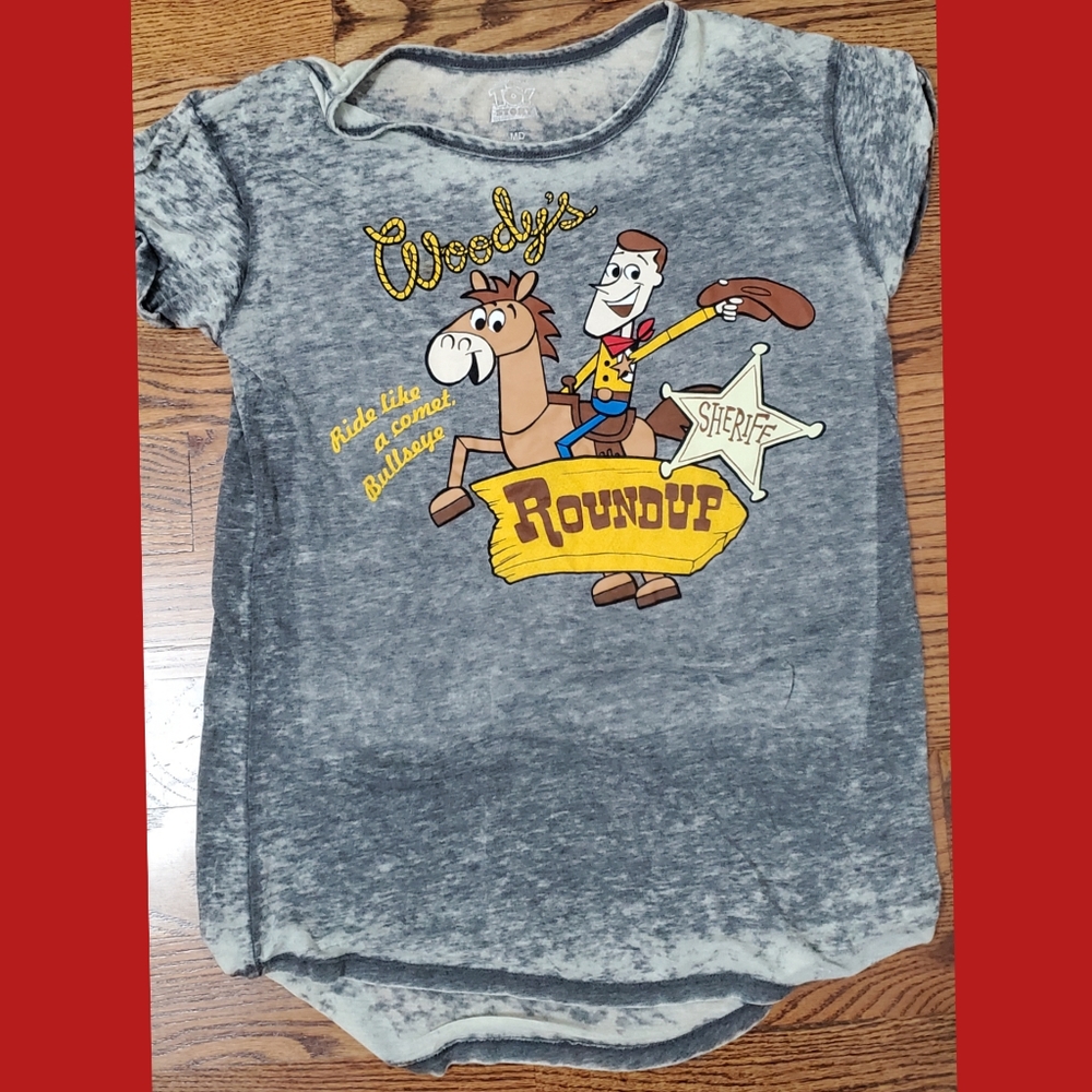 Disney Toy Story Woody burnout t-shirt Sz M